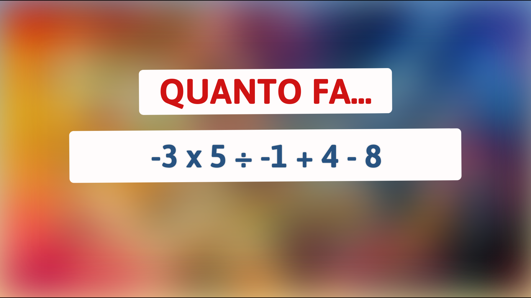 Solo il 2% riesce a risolvere questo semplice indovinello matematico! Sei abbastanza geniale da scoprire la risposta?"